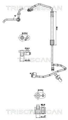 conducta presiune variabila,aer conditionat TRISCAN 9010 29044