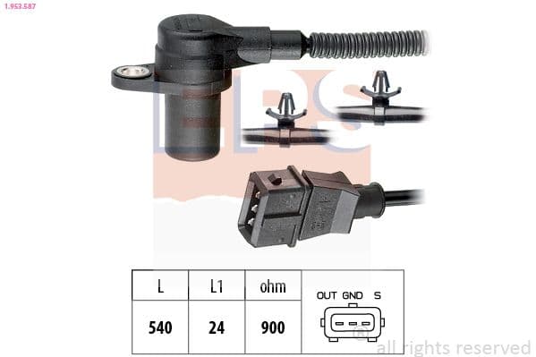 Senzor impulsuri, arbore cotit EPS Made in Italy - OE Equivalent 1.953.587
