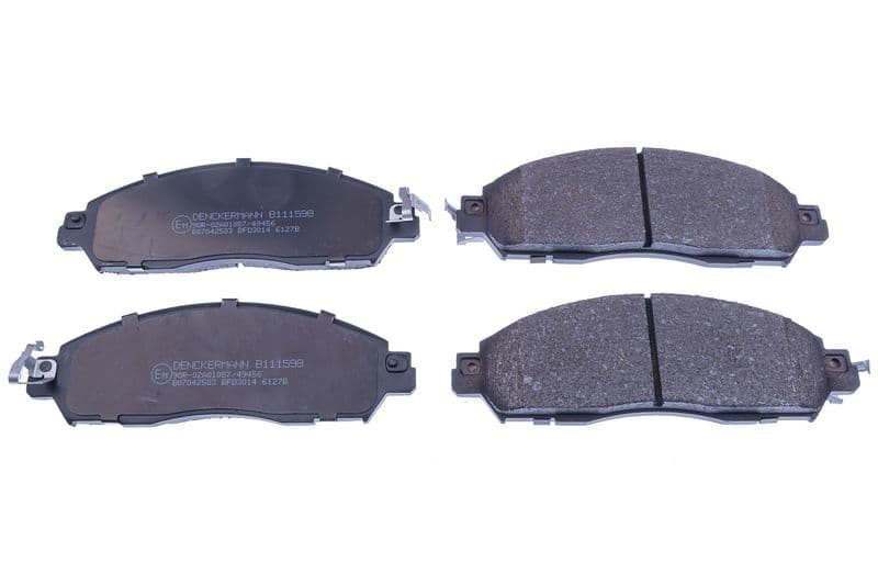 set placute frana,frana disc DENCKERMANN B111598