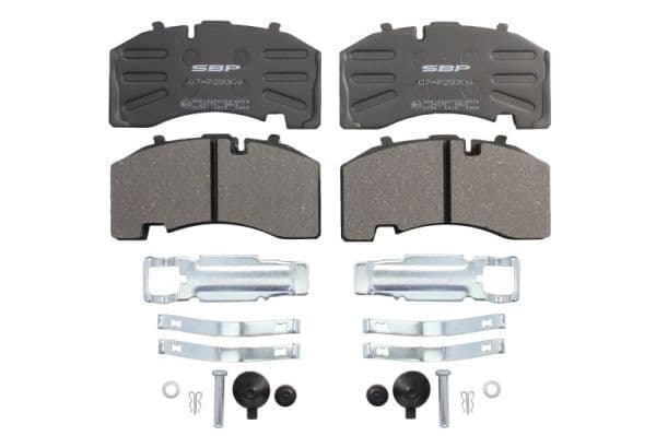 set placute frana,frana disc SBP 07-P29308