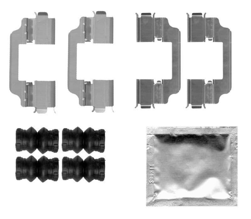 Set accesorii, placute frana BOSCH 1 987 474 813