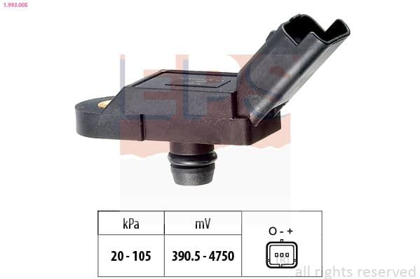 senzor presiune aer EPS Made in Italy - OE Equivalent 1.993.005