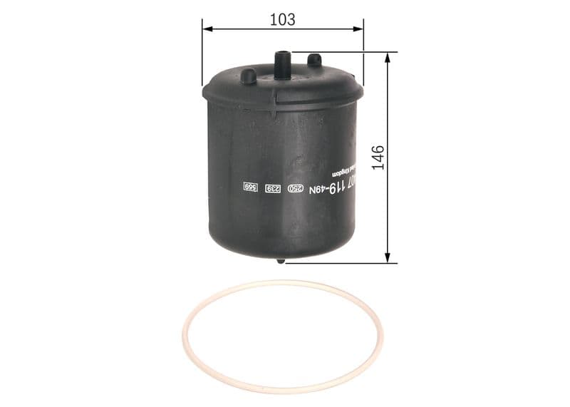 Filtru ulei BOSCH F 026 407 119