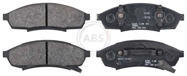 set placute frana,frana disc ABS 38376