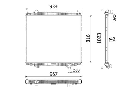 Radiator, racire motor MAHLE BEHR *** PREMIUM LINE *** CR 2723 000P
