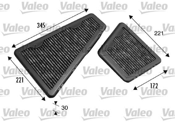 Filtru, aer habitaclu VALEO 698793