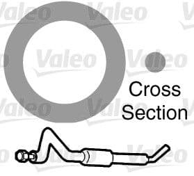 garnitura,conducta lichid de racire VALEO 509134