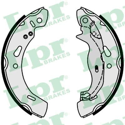 Set saboti frana LPR 01004