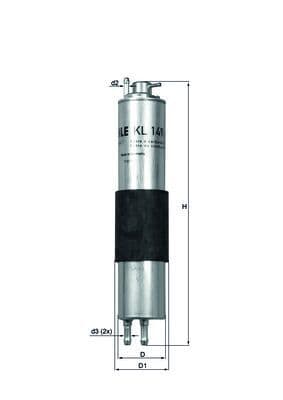 filtru combustibil KNECHT KL 149