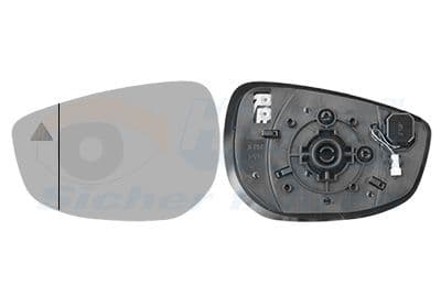 Sticla oglinda, oglinda retrovizoare exterioara VAN WEZEL * HAGUS * 2751837
