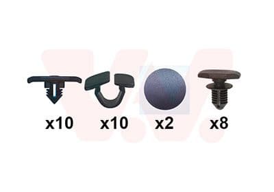 Set montaj, capota motor VAN WEZEL 5769797