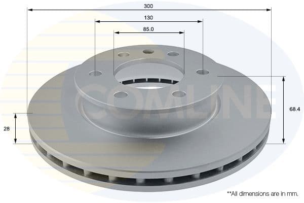 Disc frana COMLINE ADC1640V