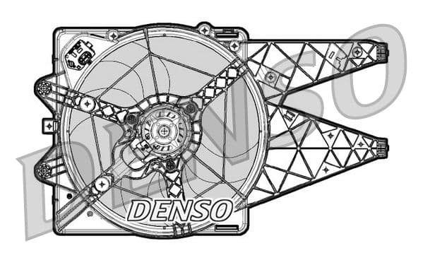 Ventilator, radiator DENSO DER09065