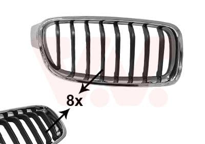 Grila radiator VAN WEZEL ** Equipart ** 0670516