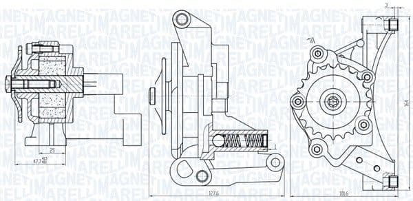 Pompa ulei MAGNETI MARELLI 351516000029