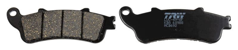 set placute frana,frana disc TRW Organic Allround MCB692