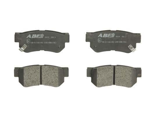 set placute frana,frana disc ABE C20510ABE