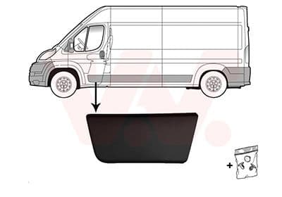 Elemente decorative/protectie, portiera VAN WEZEL 1652403