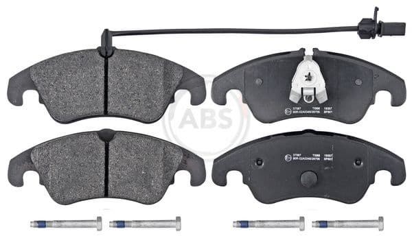 set placute frana,frana disc ABS 37587