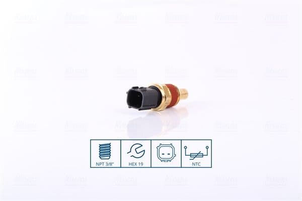 senzor,temperatura lichid de racire NISSENS 207029