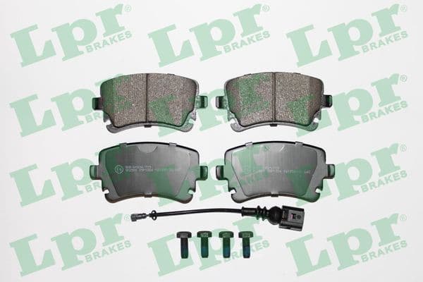 set placute frana,frana disc LPR 05P1206