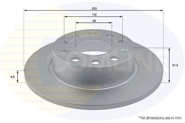Disc frana COMLINE ADC1457