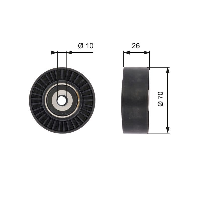 Rola ghidare/conducere, curea transmisie GATES DriveAlign™ T36393