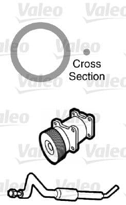 garnitura,conducta lichid de racire VALEO 509748