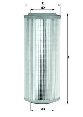 Filtru aer MAHLE LX 855