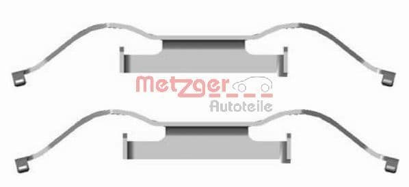 Set accesorii, placute frana METZGER AUTOTEILE 109-1681