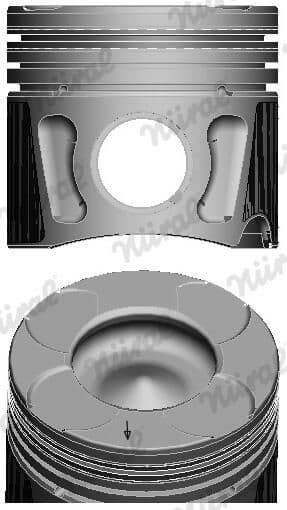Piston NÜRAL 87-435700-10