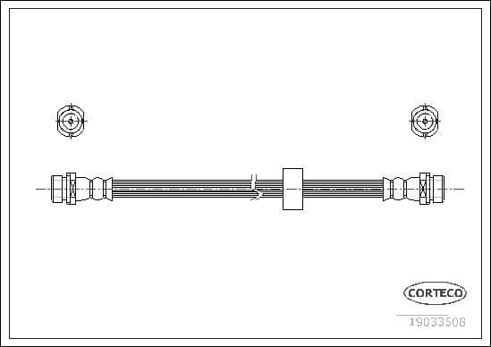 Furtun frana CORTECO 19033508