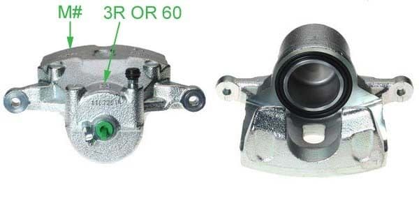 Etrier frana BUDWEG CALIPER 344526