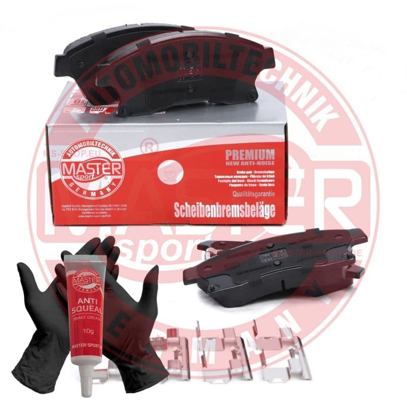 set placute frana,frana disc MASTER SPORT 13046072622N-SET-MS