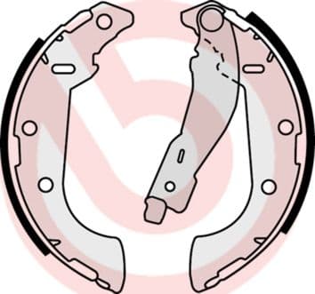 Set saboti frana BREMBO ESSENTIAL LINE S 61 521