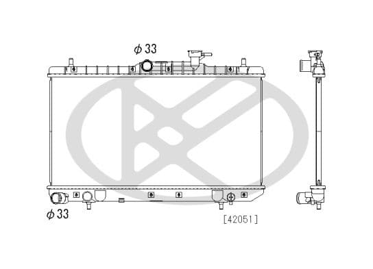 Radiator, racire motor KOYORAD PL812976R