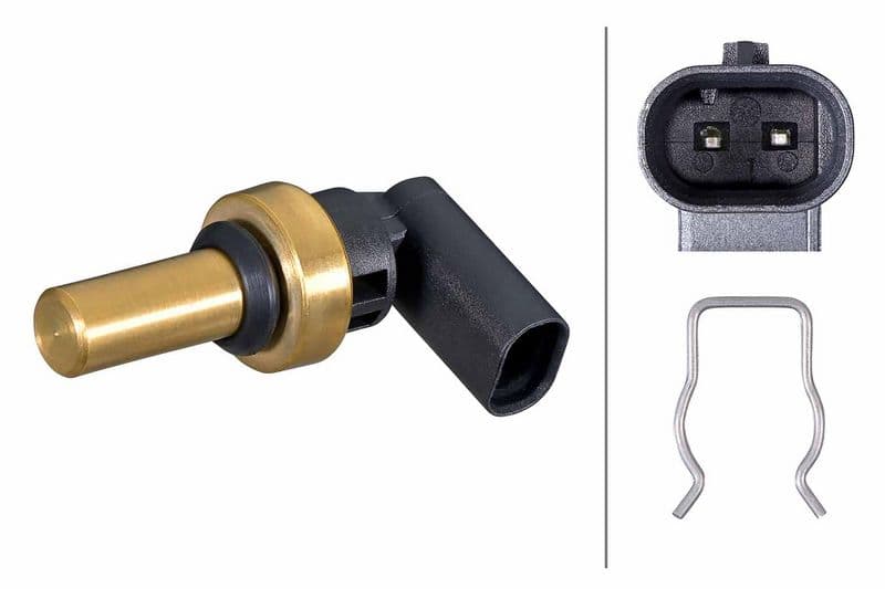 senzor,temperatura lichid de racire HELLA 6PT 358 385-581