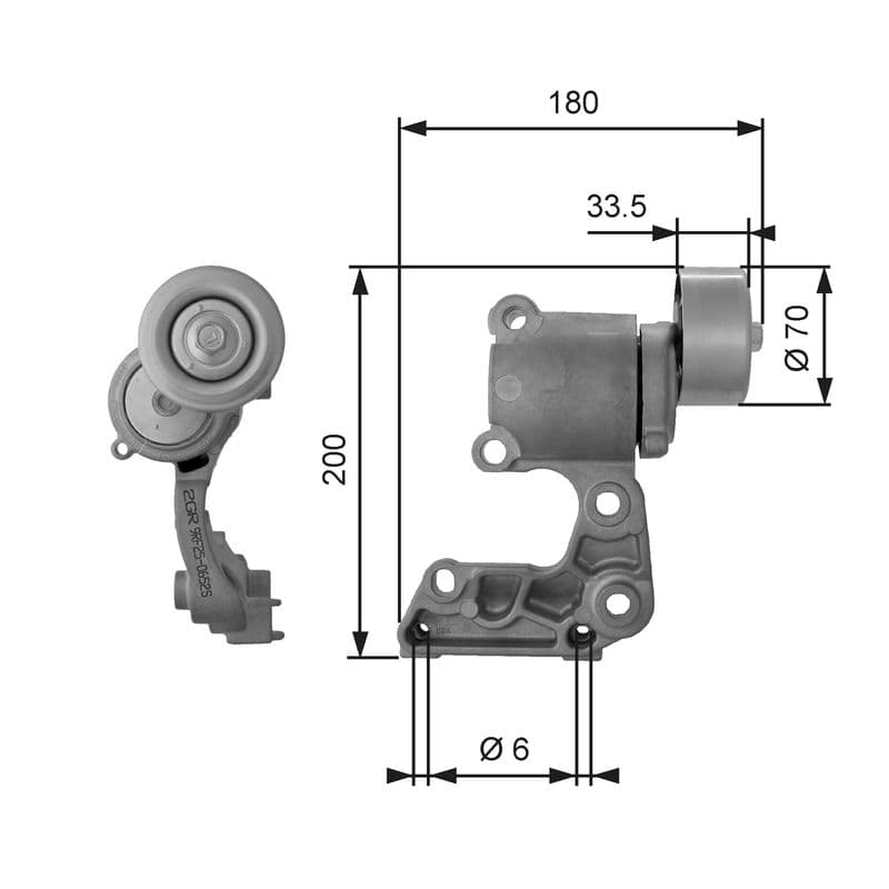 Intinzator curea, curea distributie GATES DriveAlign™ T38410