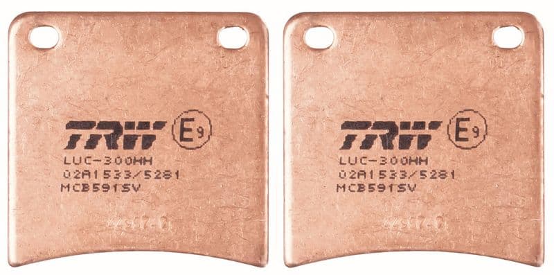 set placute frana,frana disc TRW Sinter Street MCB591SV
