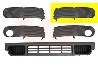 Grila ventilatie, bara protectie VAN WEZEL ** Equipart ** 5896591