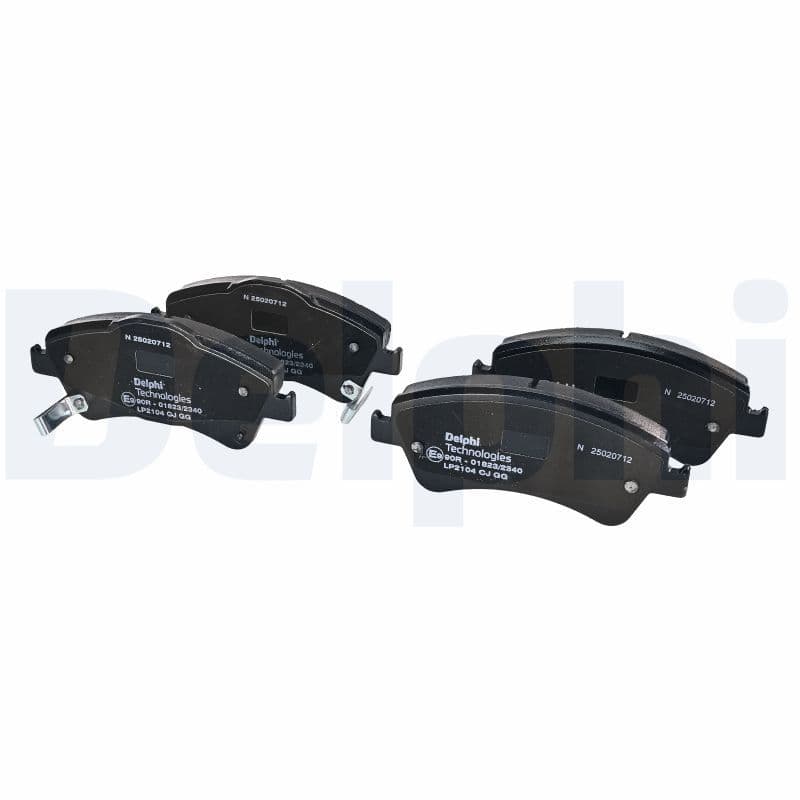 set placute frana,frana disc DELPHI LP2104