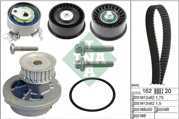Set pompa apa + curea dintata Schaeffler INA 530 0441 32