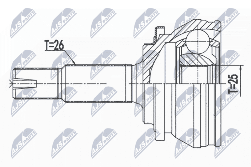Set articulatie, planetara NTY NPZ-TY-013