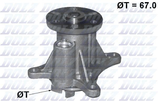 Pompă de apă, răcire motor DOLZ C140