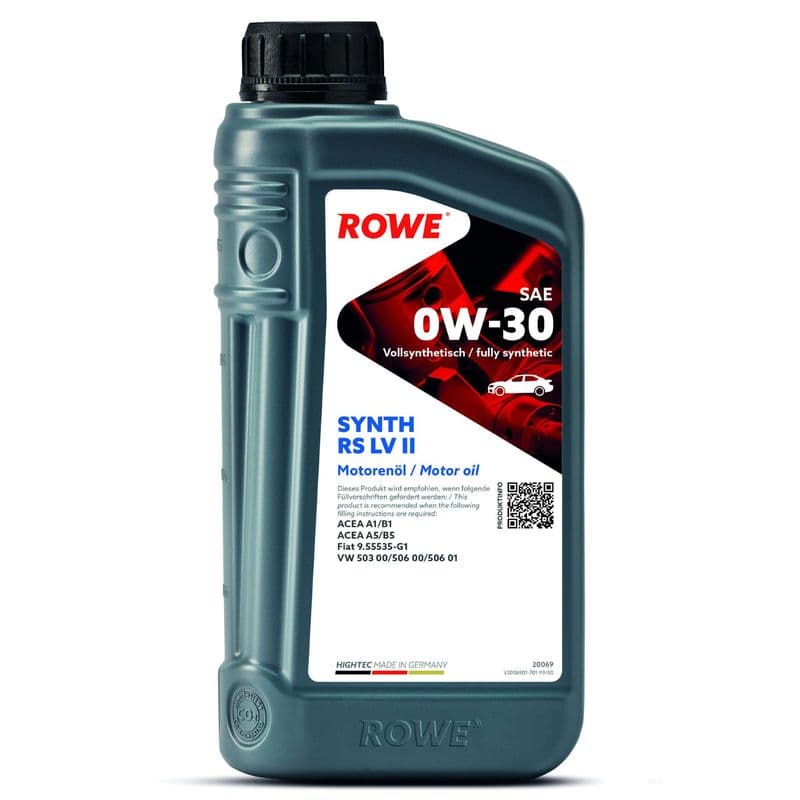 ulei de motor ROWE HIGHTEC SYNTH RS SAE 0W-30 LV II 20069-0010-99
