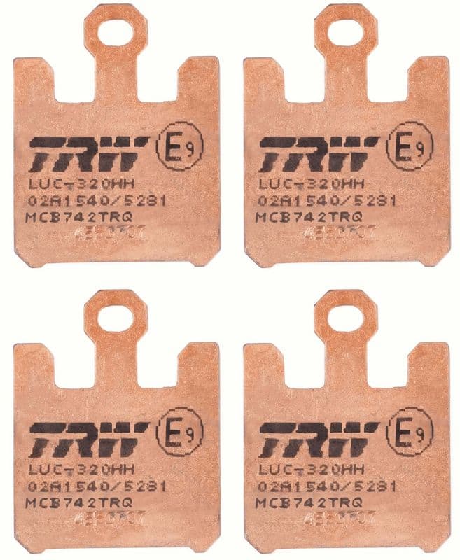 set placute frana,frana disc TRW Sinter Track Racing MCB742TRQ