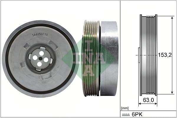 Fulie curea, arbore cotit Schaeffler INA 544 0502 10
