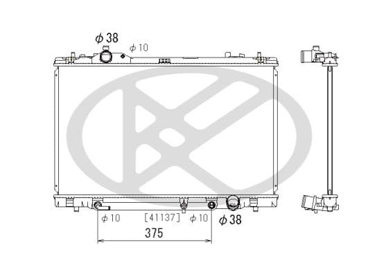 Radiator, racire motor KOYORAD PL012322