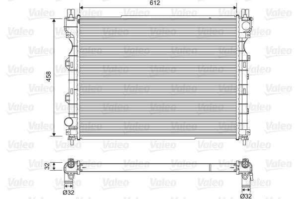 Radiator, racire motor VALEO 701567