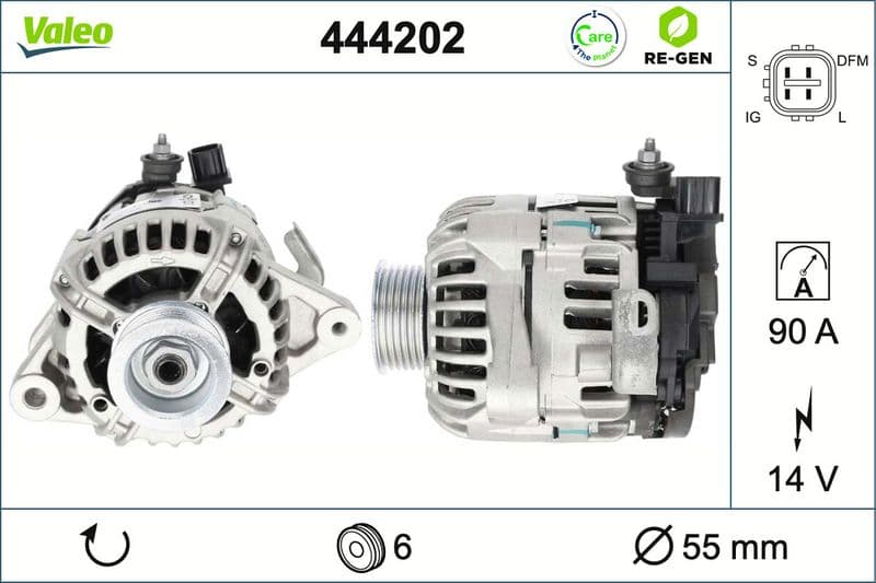 Generator / Alternator VALEO 444202